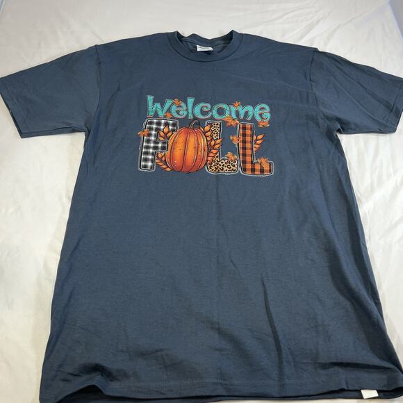 Mixed Brand Fall Graphic T-Shirts Lot of 5 Women’s Medium Pumpkin Autumn Theme - Picture 5 of 16